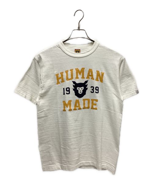 HUMAN MADE（ヒューマンメイド）HUMAN MADE (ヒューマンメイド) FACE LOGO T-SHIRT ホワイト サイズ:Mの古着・服飾アイテム