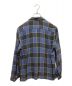 Balmoral (バルモラル アスコット) 60`Sレーヨンチェックオープンカラーシャツ ネイビー サイズ:M：23000円