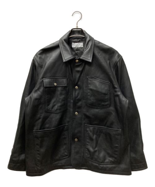 UNFOLLOW（アンフォロー）UNFOLLOW (アンフォロー) レザージャケット ブラック サイズ:Fの古着・服飾アイテム