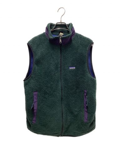 90s パタゴニア シェルドシンチラ ベスト XL グリーン 緑 ハンター