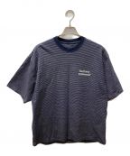 The Ennoy Professionalザ エンノイ プロフェッショナル）の古着「23SS Border T-Shirts オーバーサイズボーダーTシャツ」｜ネイビー