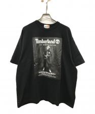 Timberland (ティンバーランド) YELLOWBUCKS (イエローバックス) プリントTシャツ ブラック サイズ:L