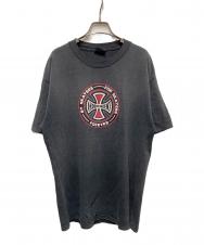 INDEPENDENT (インディペンデント) 00s アイアンクロスロゴTシャツ ブラック サイズ:不明