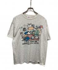 humeur design (ヒューマーデザイン) アニマルアートTシャツ グレー サイズ:SIZE XL