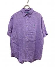 RALPH LAUREN (ラルフローレン) リネンシャツ パープル サイズ:L