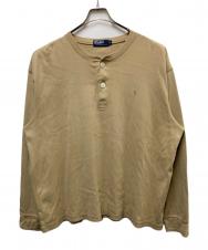 POLO RALPH LAUREN (ポロ・ラルフローレン) ラガーシャツ ベージュ サイズ:XL