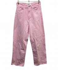 JOHN MASON SMITH (ジョンメイソンスミス) 13.5 oz DENIM 5 POCKET PANTS ピンク サイズ:26