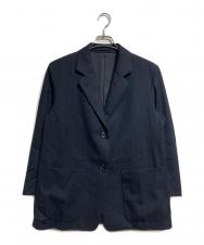 MARGARET HOWELL (マーガレットハウエル) FLANNEL WOOL JACKET/フランネルウールジャケット ネイビー サイズ:2