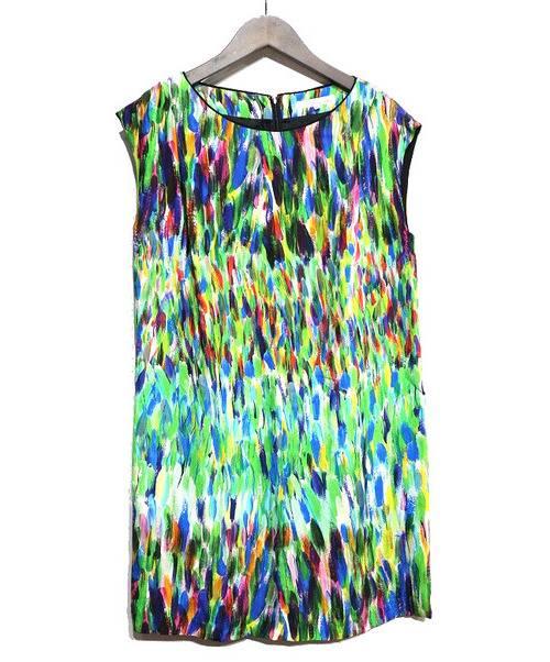 中古 古着通販 Brahmin ブラーミン ブラウスワンピース マルチカラー サイズ 38 定価 000円 ブランド 古着通販 トレファク公式 Trefac Fashion