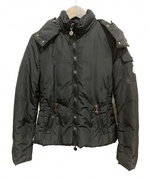 MONCLER（モンクレール）MONCLER (モンクレール) フード付きダウンジャケット ブラック サイズ:0の古着・服飾アイテム