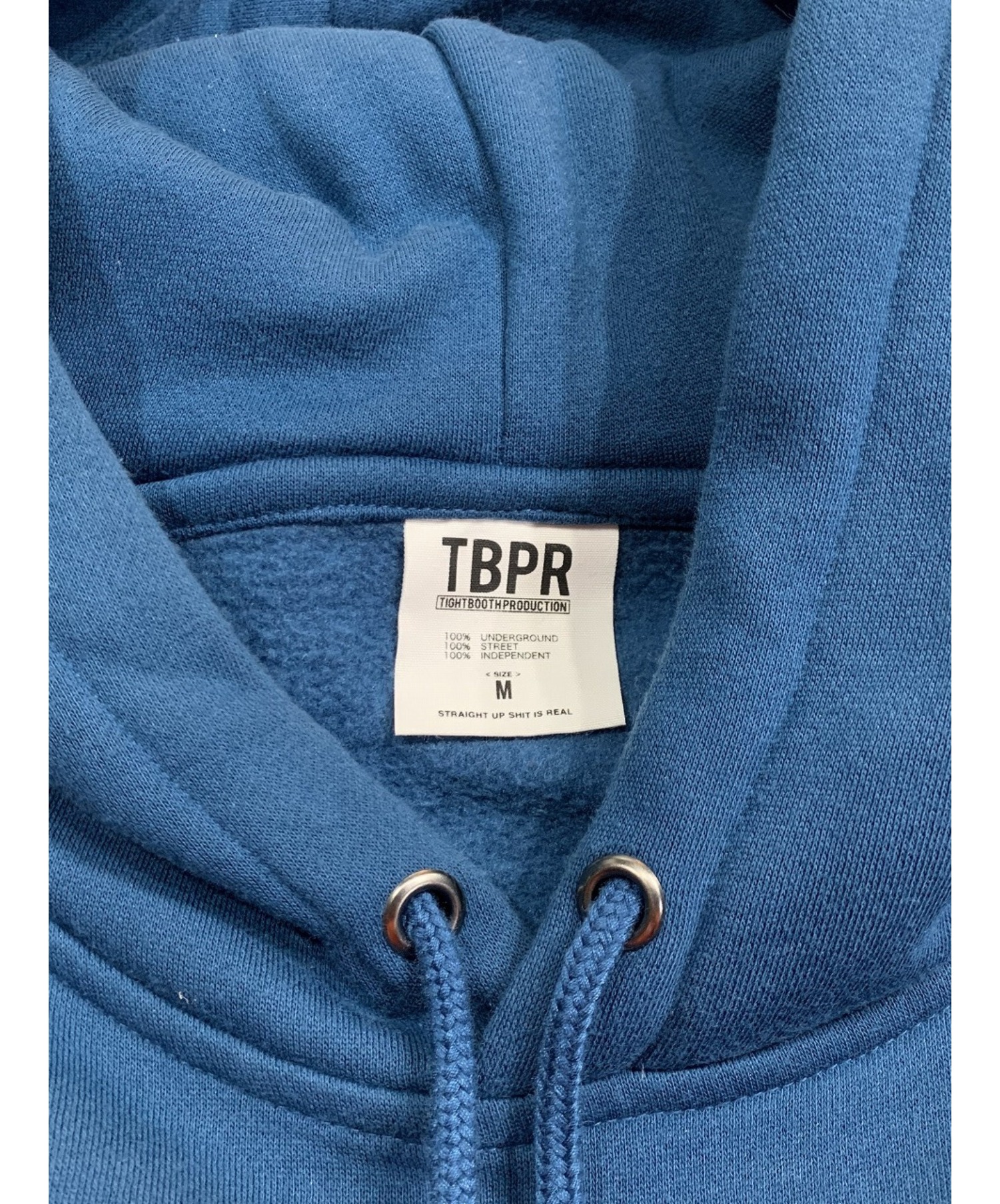 TIGHTBOOTH PRODUCTION (タイトブースプロダクション) プルオーバーパーカー ブルー サイズ:M dive to blue  hoodie