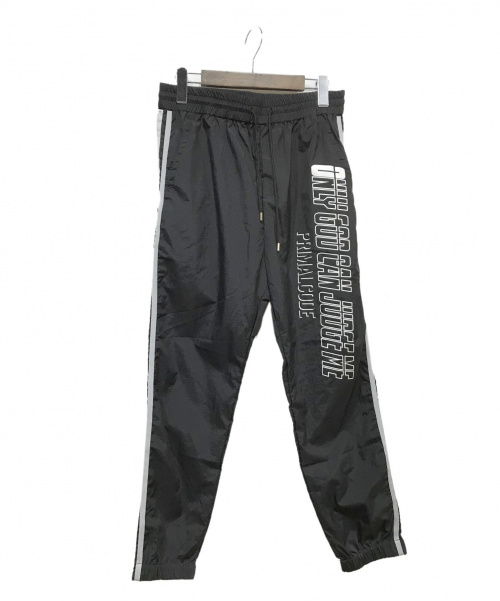 PRIMALCODE（プライマルコード）PRIMALCODE (プライマルコード) TRACK PANTS ブラック サイズ:Mの古着・服飾アイテム