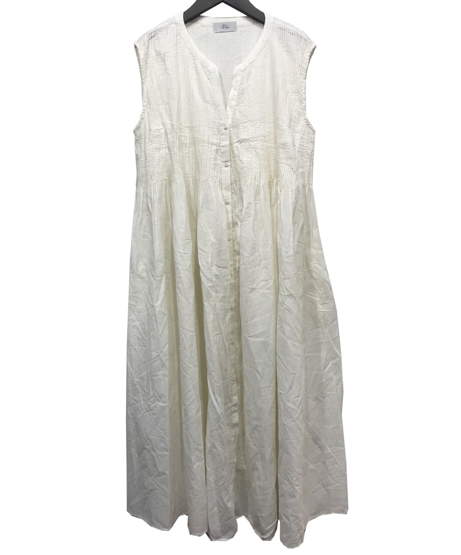 中古 古着通販 Iena イエナ ノースリーブワンピース ベージュ サイズ 38 ブランド 古着通販 トレファク公式 Trefac Fashion