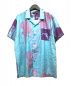 DOUBLE RAINBOUU（ダブルレインボー）の古着「オープンカラーシャツ」｜スカイブルー