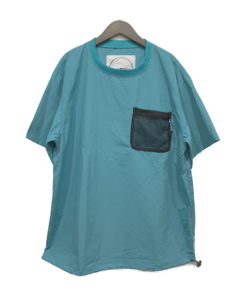 BURLAP OUTFITTER（バーラップアウトフィッター）BURLAP OUTFITTER (バーラップアウトフィッター) ポケットTシャツ スカイブルー サイズ:Lの古着・服飾アイテム