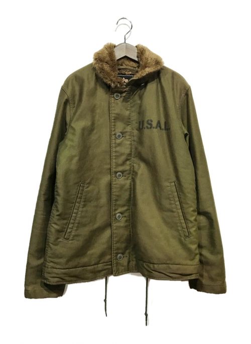 ALPHA（アルファ）ALPHA (アルファ) N-2Bジャケット オリーブ サイズ:Mの古着・服飾アイテム