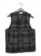 FILSON GARMENT（フィルソンガーメント）の古着「Mackinaw Wool Vest」｜グレー×ブラック