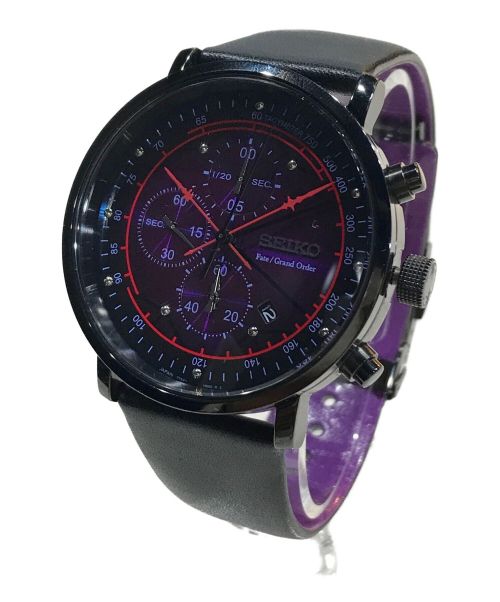 SEIKO×Fate/grand order FGO（セイコー×フェイト・グランドオーダー）SEIKO×Fate/grand order FGO (セイコー×フェイト・グランドオーダー) 腕時計 パープルの古着・服飾アイテム