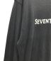 中古・古着 SEVENTH HEAVEN (セブンス ヘブン) 長袖Tシャツ ブラック サイズ:L：3980円