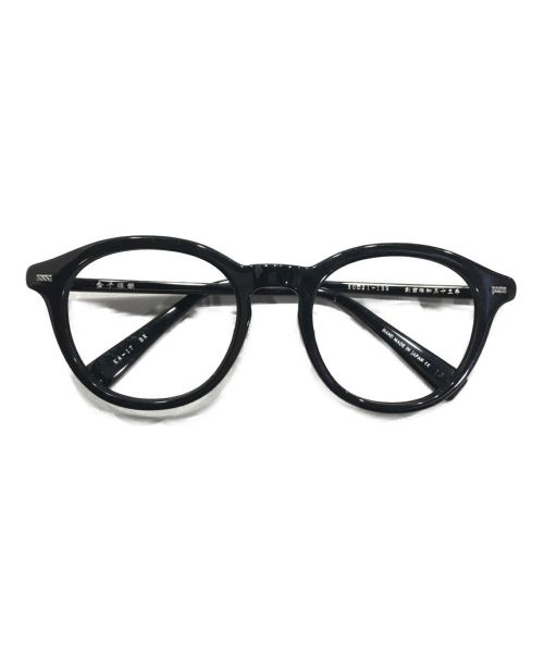 金子眼鏡（カネコメガネ）金子眼鏡 (カネコメガネ) ACETATE伊達眼鏡 ブラックの古着・服飾アイテム