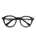 金子眼鏡（カネコメガネ）の古着「ACETATE伊達眼鏡」｜ブラック
