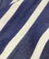 中古・古着 LE GLAZIK (ル グラジック) COTTON SLEEVELESS DRESS ブルー×ホワイト サイズ:36：5800円