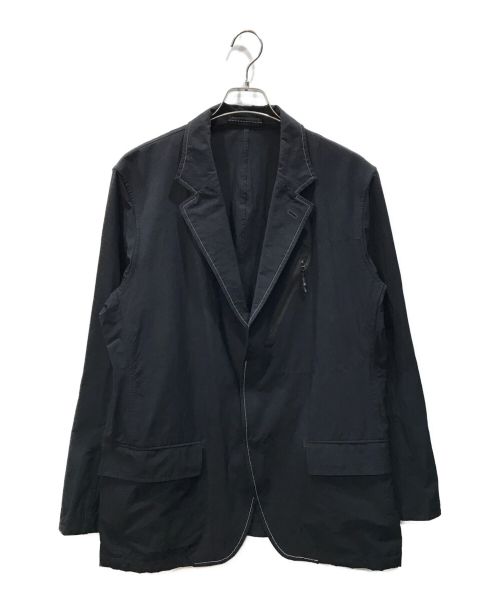 and wander（アンドワンダー）and wander (アンドワンダー) plain tailored stretch jacket ブラック サイズ:5の古着・服飾アイテム