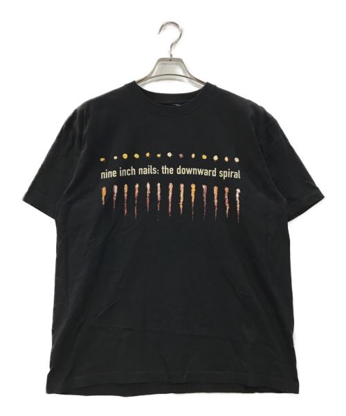 BIOTOP（ビオトープ）BIOTOP (ビオトープ) THE DOWNWARD SPIRAL T-Shirts ブラック サイズ:XLの古着・服飾アイテム