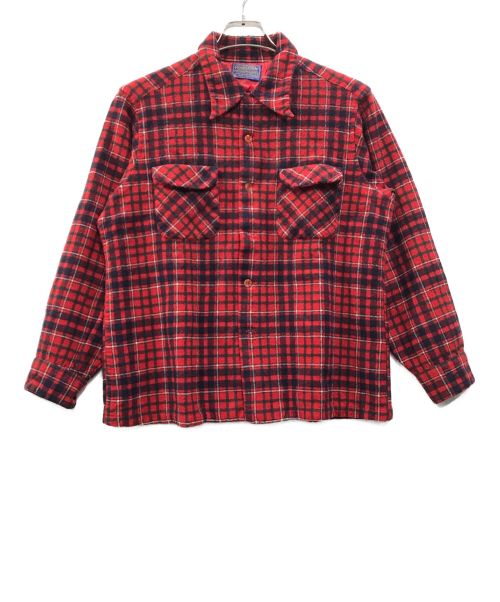 PENDLETON（ペンドルトン）PENDLETON (ペンドルトン) ウールチェックシャツ レッド サイズ:XLの古着・服飾アイテム