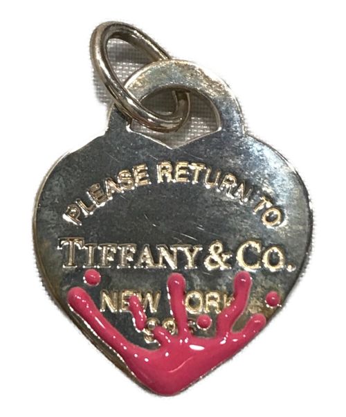 TIFFANY & Co.（ティファニー）Tiffany & Co. (ティファニー) RTTピンクスプラッシュハートチャーム シルバーの古着・服飾アイテム