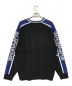 Supreme (シュプリーム) 22AW Stripe Chenille Sweater ブラック×ブルー サイズ:XL：18800円