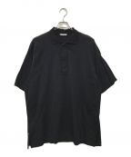 STERNBERGスタンバーグ）の古着「サイドスリットポロシャツ」｜ブラック