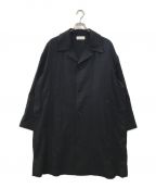 WELLDERウェルダー）の古着「Side Ventilation Balmacaan Coat」｜ブラック