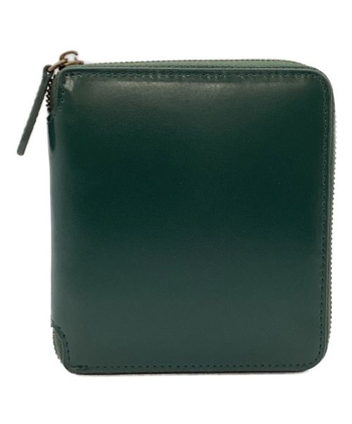MURA（ムラ）MURA (ムラ) ラウンドファスナーコードバン調 財布 グリーンの古着・服飾アイテム