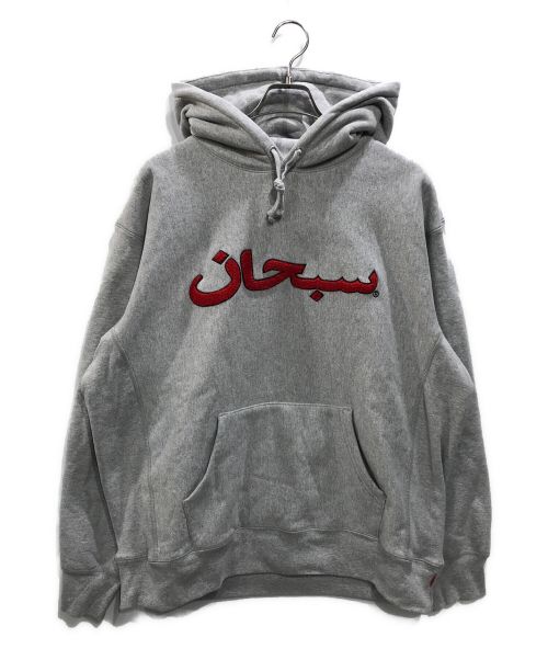 SUPREME（シュプリーム）SUPREME (シュプリーム) 21AW Arabic Logo Hooded Sweatshirt グレー サイズ:Lの古着・服飾アイテム