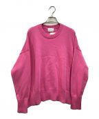 UNITED ARROWS TOKYOユナイテッドアローズトウキョウ）の古着「サイドスリットニットセーター」｜ピンク