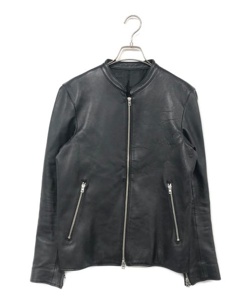 LIDnM（リドム）LIDnM (リドム) ラムレザーシングルライダースジャケット ブラック サイズ:Mの古着・服飾アイテム