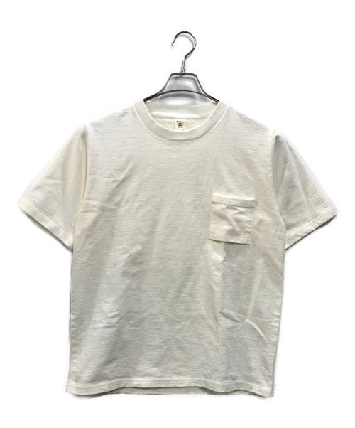 JACKMAN（ジャックマン）JACKMAN (ジャックマン) Dotsme Pocket T-shirt ホワイト サイズ:Lの古着・服飾アイテム