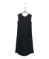 BARNEYS NEWYORK (バーニーズ・ニューヨーク) ウォッシャブルバックドレープドレス ブラック サイズ:36：8800円