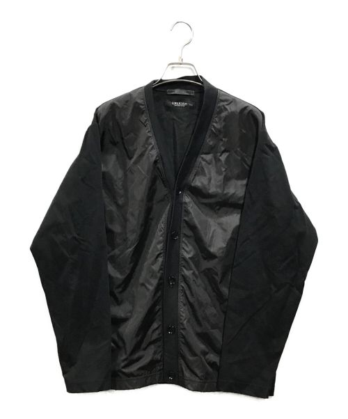 SOPHNET.（ソフネット）SOPHNET. (ソフネット) LIMONTA NYLON FRONT PANELED CARDIGAN ブラック サイズ:Lの古着・服飾アイテム