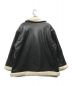HARE (ハレ) リバーシブルフェイクレザーボアジャケット ブラック サイズ:F：7800円