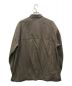 STEVEN ALAN (スティーブンアラン) 20AW MOKU CAVALRY TWILL SHIRTALL シャツジャケット カバーオール ブラウン サイズ:L：8000円