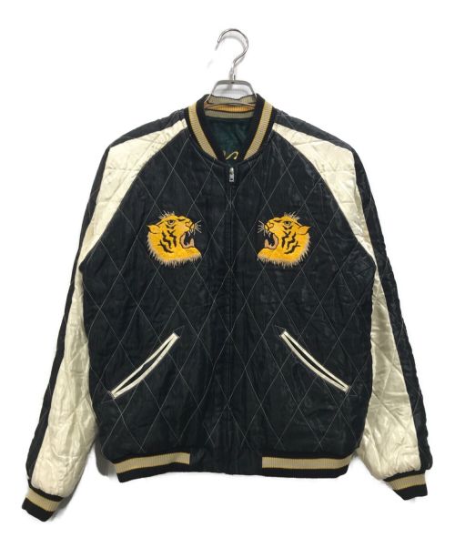 TAILOR TOYO（テーラー東洋）TAILOR TOYO (テーラー東洋) Mid 1950s Style Velveteen Souvenir Jacket “EAGLE” × “JAPAN MAP” グリーン×ブラック サイズ:Lの古着・服飾アイテム