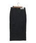 DIESEL (ディーゼル) フロントジップロングスカート ブラック サイズ:31：4800円