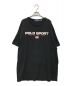 POLO SPORT（ポロスポーツ）の古着「ロゴプリントTシャツ」｜ブラック