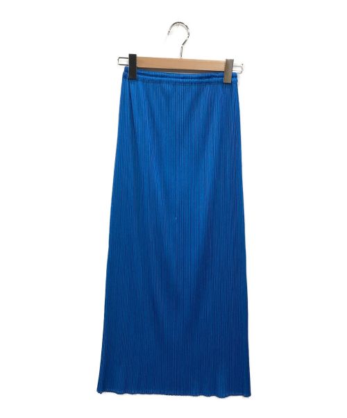 ISSEY MIYAKE（イッセイミヤケ）ISSEY MIYAKE (イッセイミヤケ) プリーツロングスカート ブルー サイズ:Mの古着・服飾アイテム