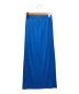 ISSEY MIYAKE (イッセイミヤケ) プリーツロングスカート ブルー サイズ:M：5800円