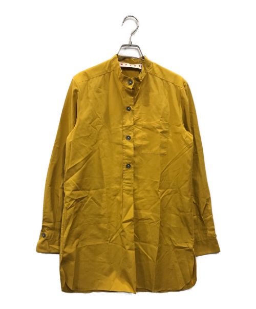 MARNI（マルニ）MARNI (マルニ) スタンドカラーシャツ イエロー サイズ:38の古着・服飾アイテム