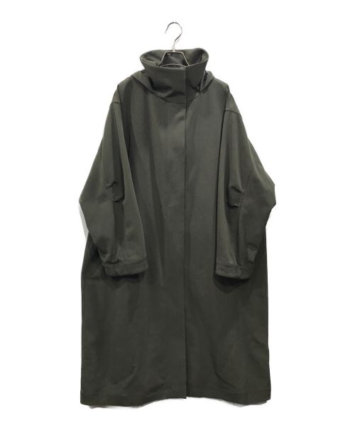 theory（セオリー）theory (セオリー) Synthetic Double Cloth Military Coat ミリタリーコート グリーン サイズ:Ｓの古着・服飾アイテム