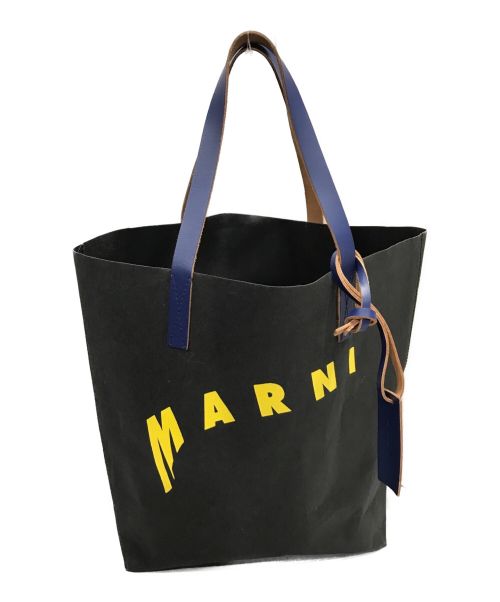 MARNI（マルニ）MARNI (マルニ) セルローストートバッグ ブラックの古着・服飾アイテム